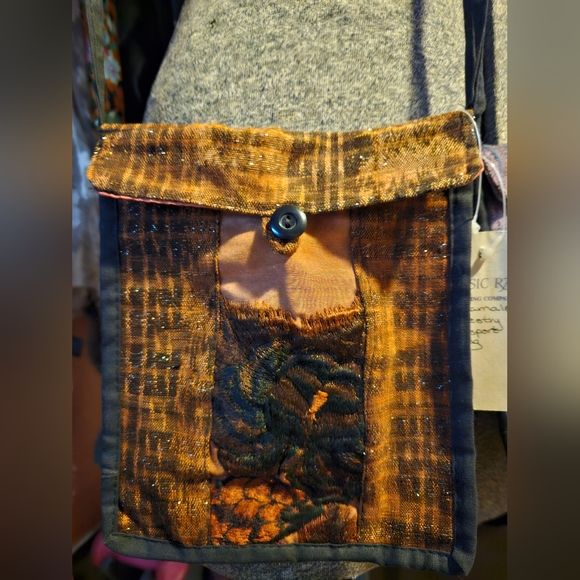 VINTAGE Handmade 100% COTTON crossbody bags(2) - Picture 2 of 8